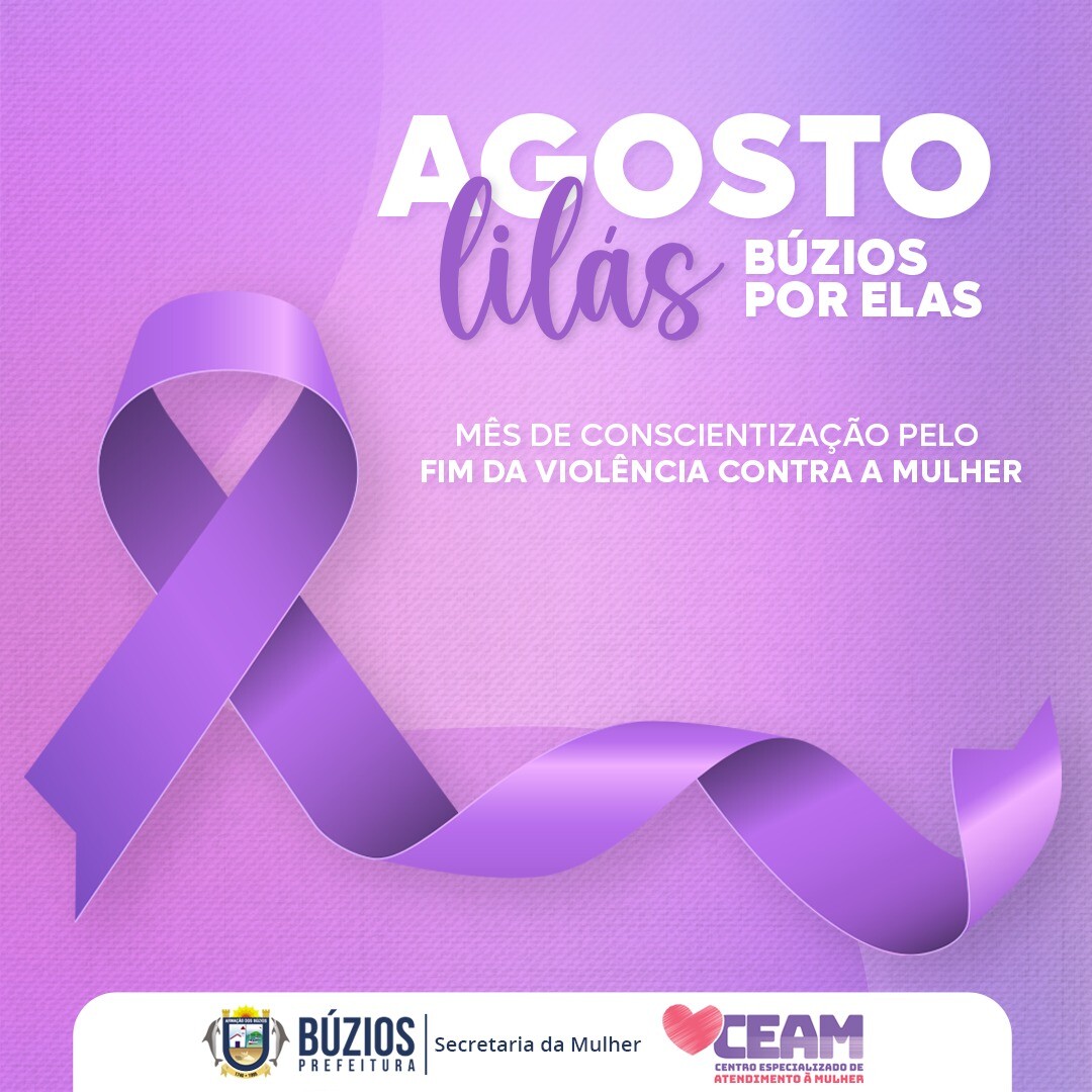 Prefeitura de Búzios adere à Campanha Agosto Lilás com iluminação dos prédios públicos de lilás