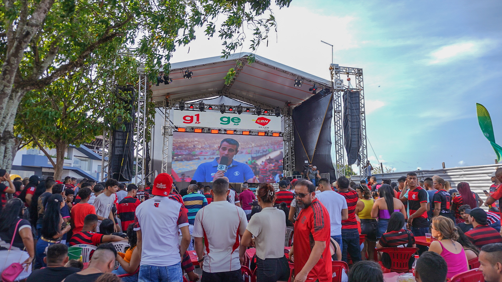 Praça do Coco vira palco de torcida e festa da 1ª partida da final da Copa do Brasil – Prefeitura Municipal de Macapá
