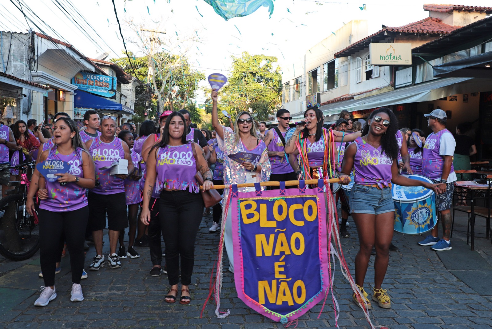 Secretaria da Mulher de Búzios coloca o Bloco Não é Não na rua pelo segundo ano consecutivo