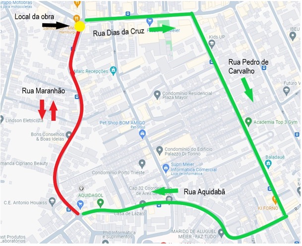 CET-Rio monta esquema de trânsito para obra emergencial no Méier - Prefeitura da Cidade do Rio de Janeiro