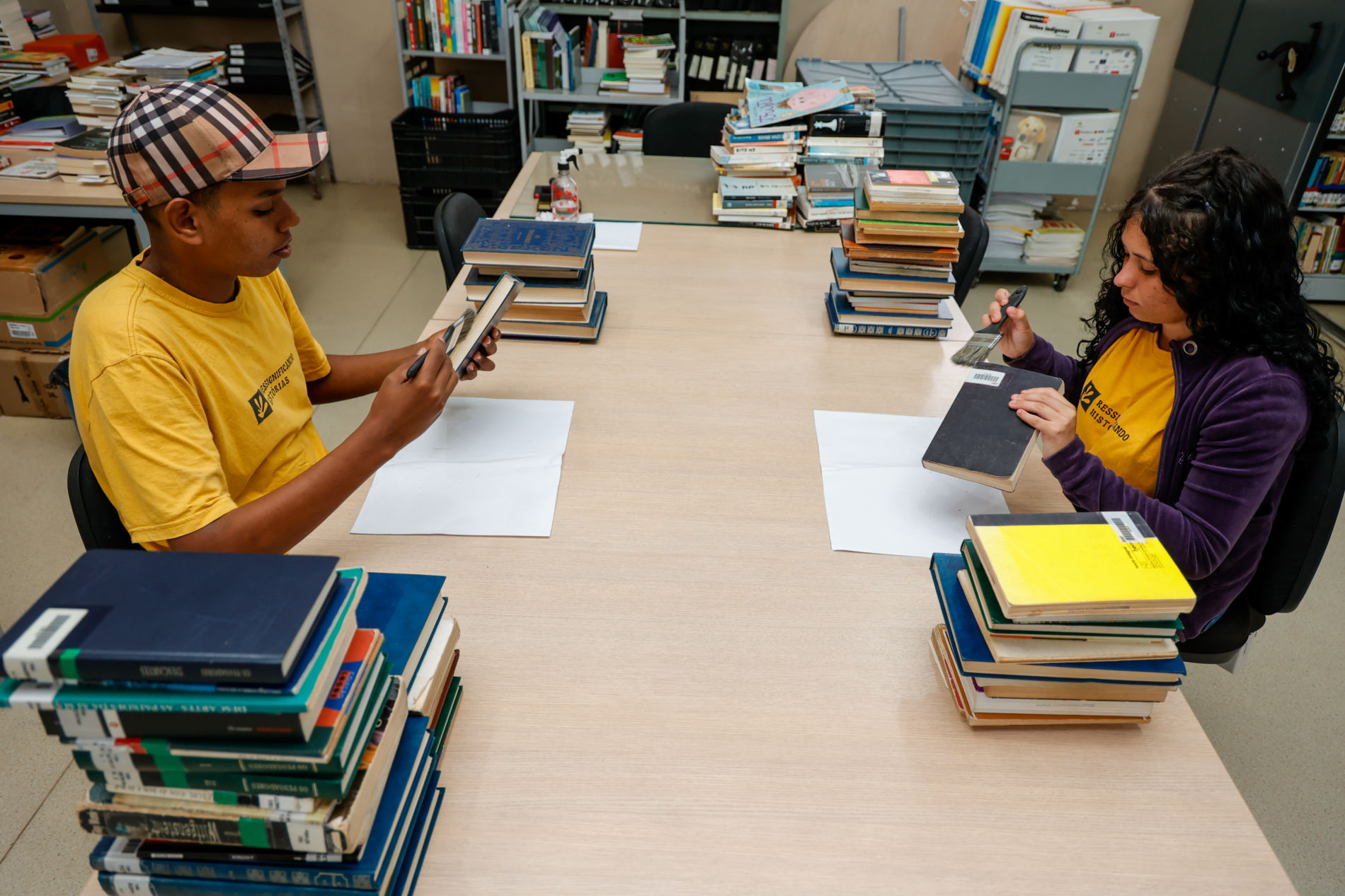 Jovens do ‘Ressignificando histórias’ compartilham experiências com o projeto