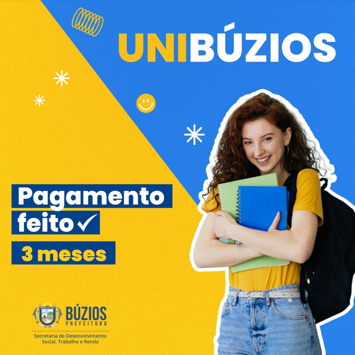 Prefeitura de Búzios faz pagamento do Programa de Assistência Universitária UNIBÚZIOS nesta terça-feira (12)